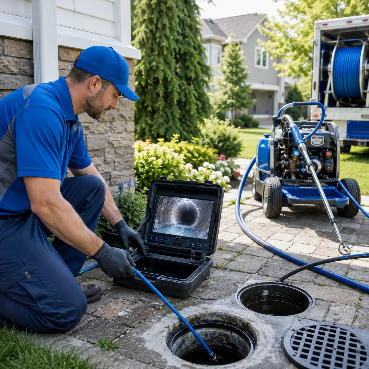 Outdoor drain cleaning professionals serving Uniopolis, OH